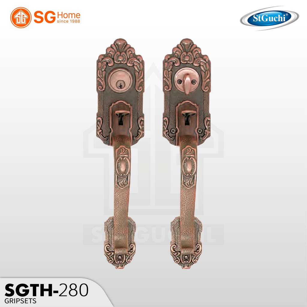 Ready Stock St Guchi SGTH-280 AC Heavy Duty Gripsets Door Lock | Shopee ...