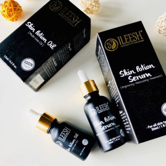 CLEARENCE SKIN POTION SERUM + SKIN POTION OIL | Shopee Malaysia