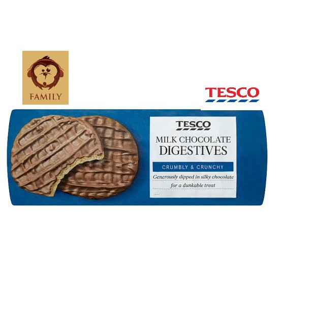 Tesco Milk Chocolate Digestives 300g | Shopee Malaysia