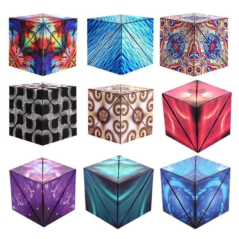 2022 Newest Variety Changeable Magic Cube Anti Stress 3D Hand