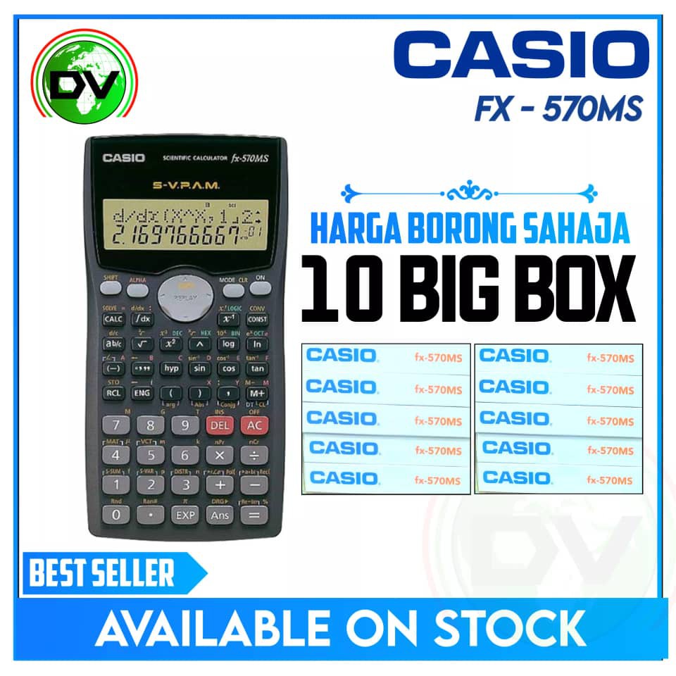 Harga calculator scientific casio hotsell