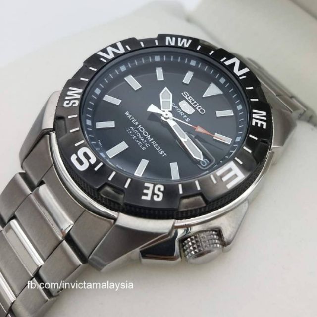 Seiko 5 Automatic compass Bezel 45mm Brand New Shopee Malaysia