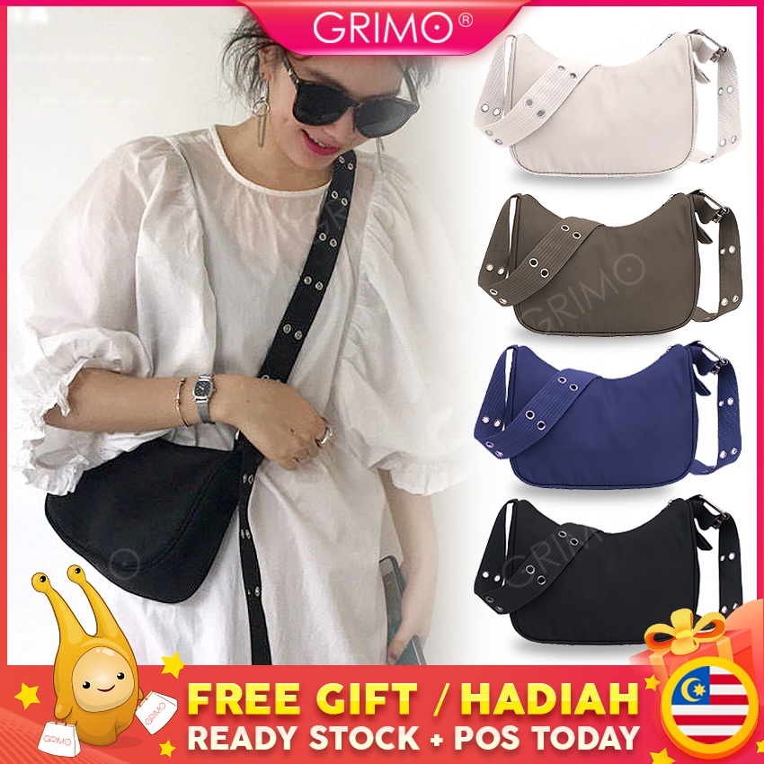 READY STOCK💖GRIMO Yogosas Nylon Bag Women's Shoulder Crossbody Handbag ...