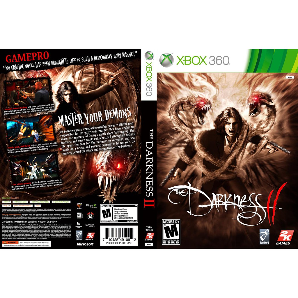 The darkness hot sale xbox 360