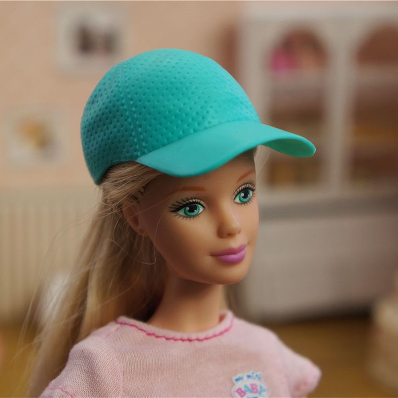DIY Barbie doll hat accessories sun hat baseball cap
