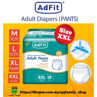 Adfit Single Pack Adult PANTS Diaper (M/L/XL/XXL)