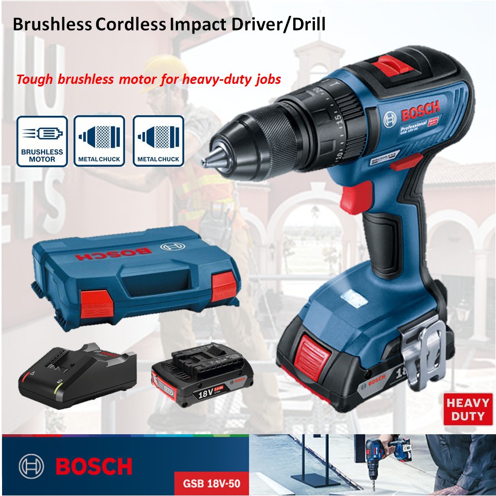 Bosch gsb 18v50 hotsell