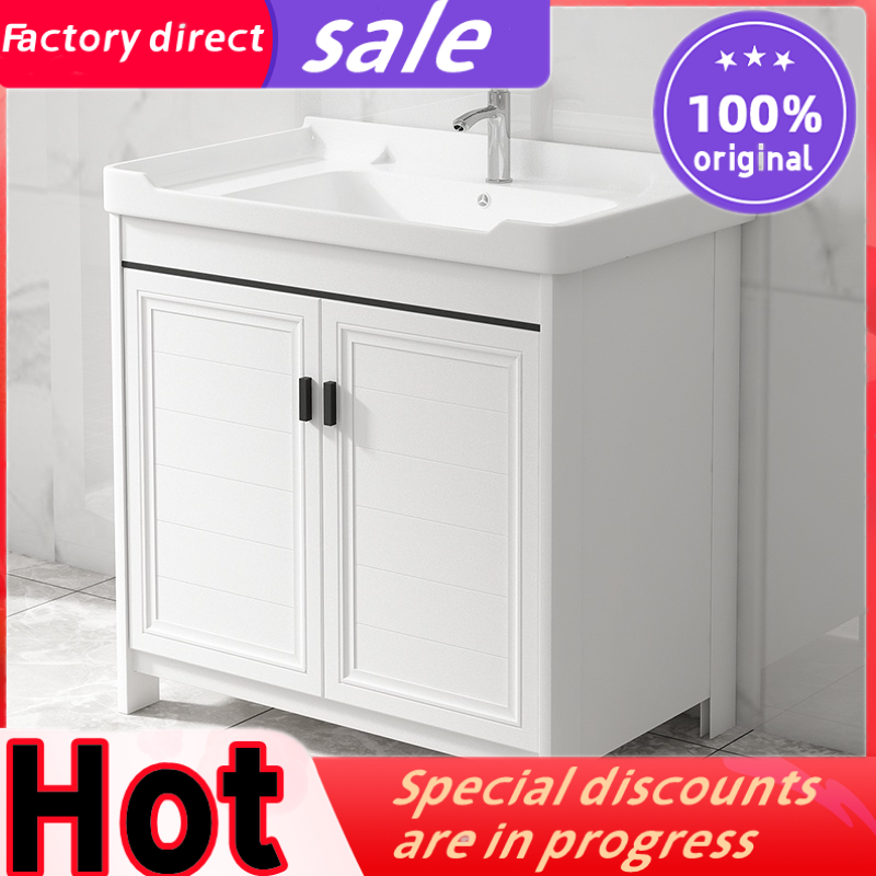 【YS WO】Alumimum Floor Bathroom Wash Basin Combination