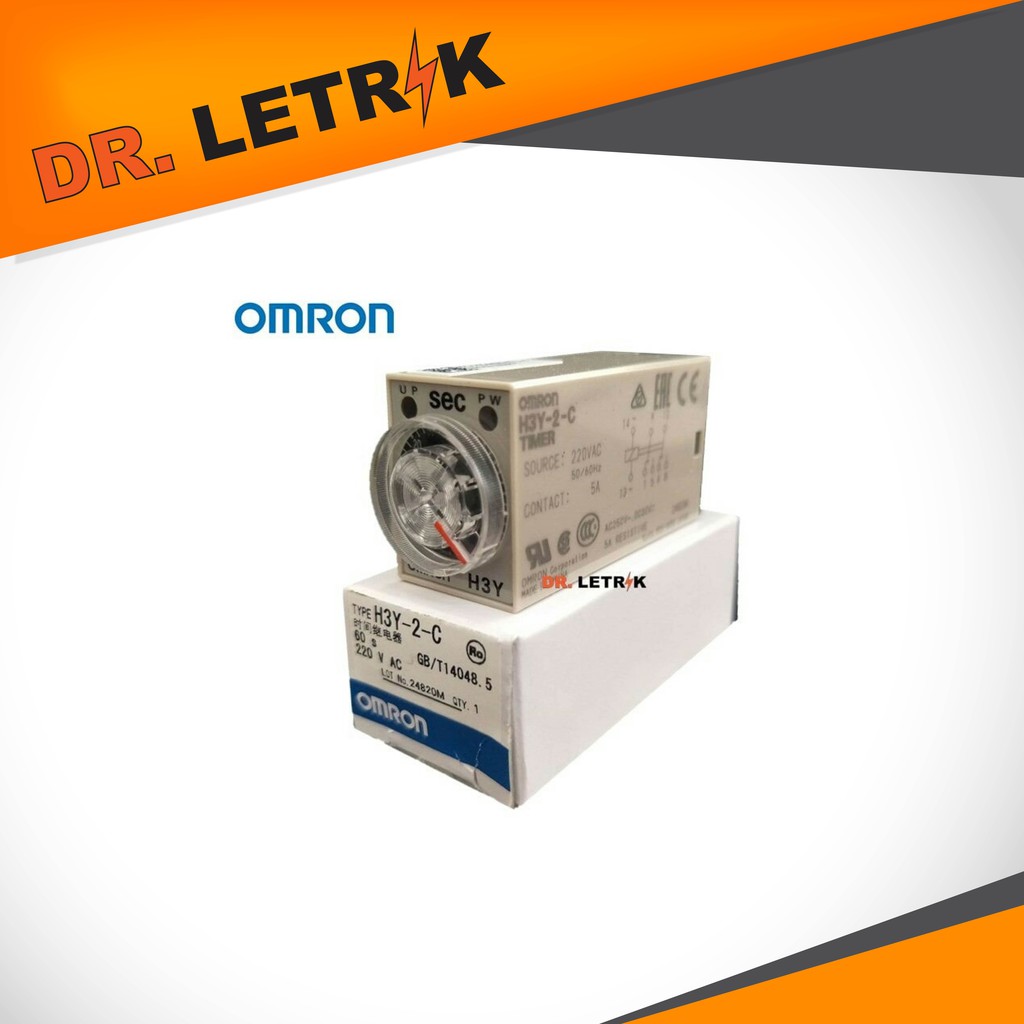 OMRON Timer Relay H3Y2C For PYF08A [ 220V 060S ] Shopee Malaysia