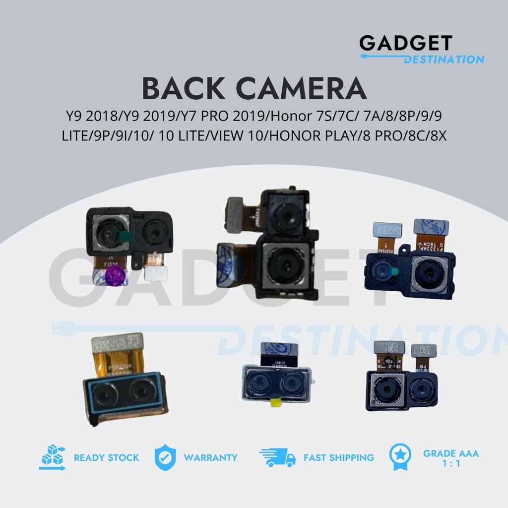 HWA Y9 2018/Y9 2019/Y7 PRO 2019/Hono 7S/7C/7A/ PLAY/8 PRO/8C/8X BACK ...