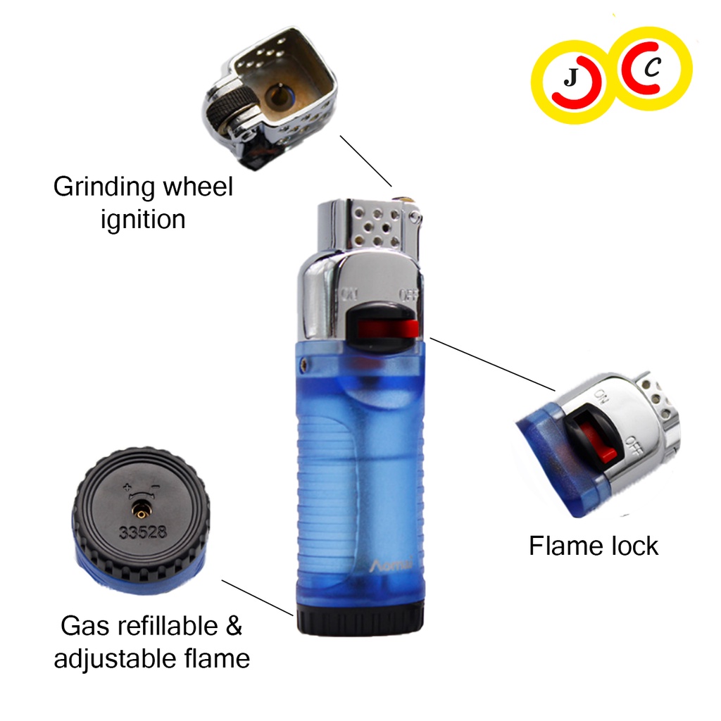 Creative Ghost Flame Lighter Refillable Floating Flame Api Hantu Api ...