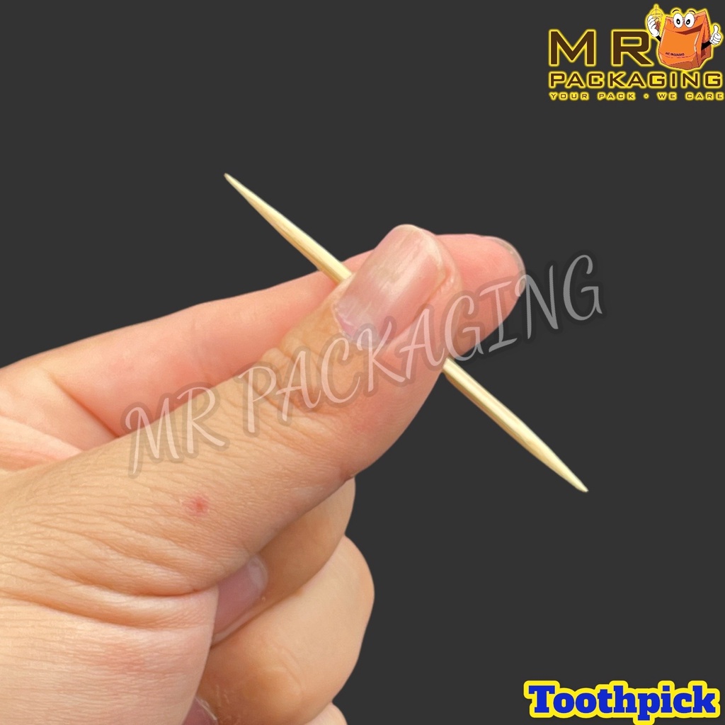 Bamboo Toothpick [ 200gm / 400gm ] Disposable Hygiene Toothpick ...