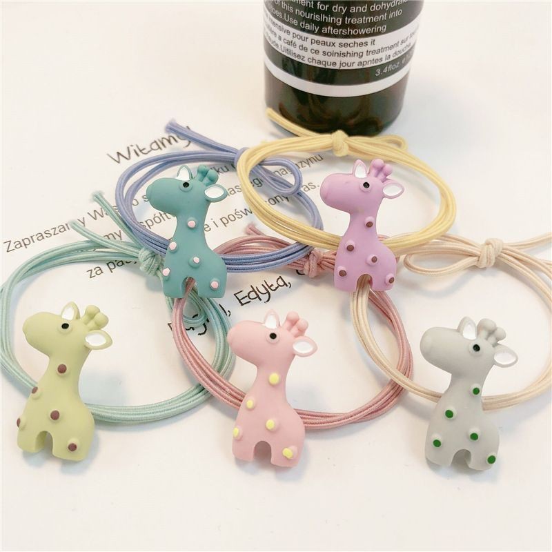 🎀Ready Stock 🎀 Cute Elastic Hair ties Giraffe Hair Accessories Getah ...