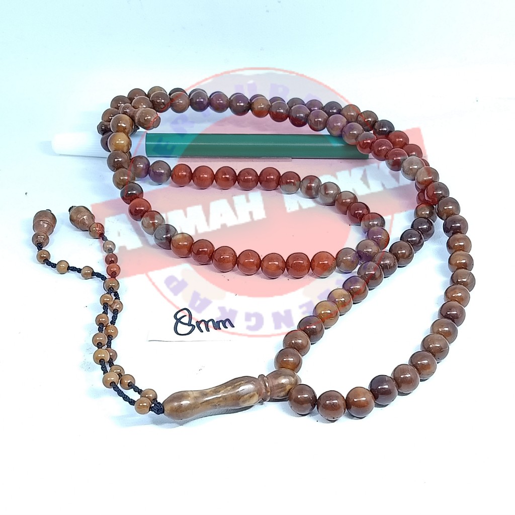 ORIGINAL 99 ROUND PALUNG TASBIH 2 8mm C kaukah koka kokkah kauka kaokah ...