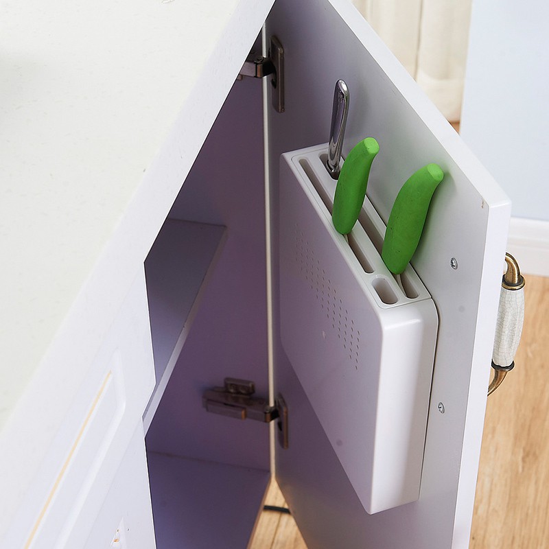 Kitchen knife holder hidden kitchen knife plastic tool storage rack ...