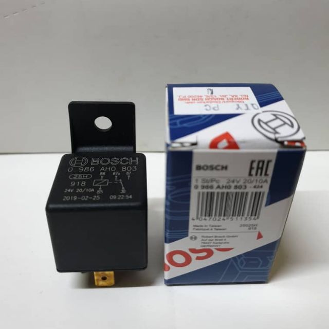 Bosch Original Universal Lorry Truck 5 pin 87A Mini Relay 24v 20