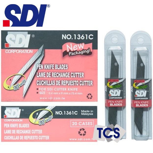 (100 MALAYSIA) SDI1361 SDI1361 Pen Knife Blade Refill Pack (100pcs) Shopee Malaysia