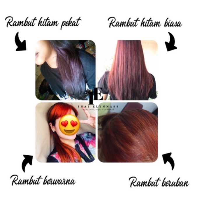 READY STOCK*** Inai Rambut Readymade Halal Sah Solat with Free Plastic ...