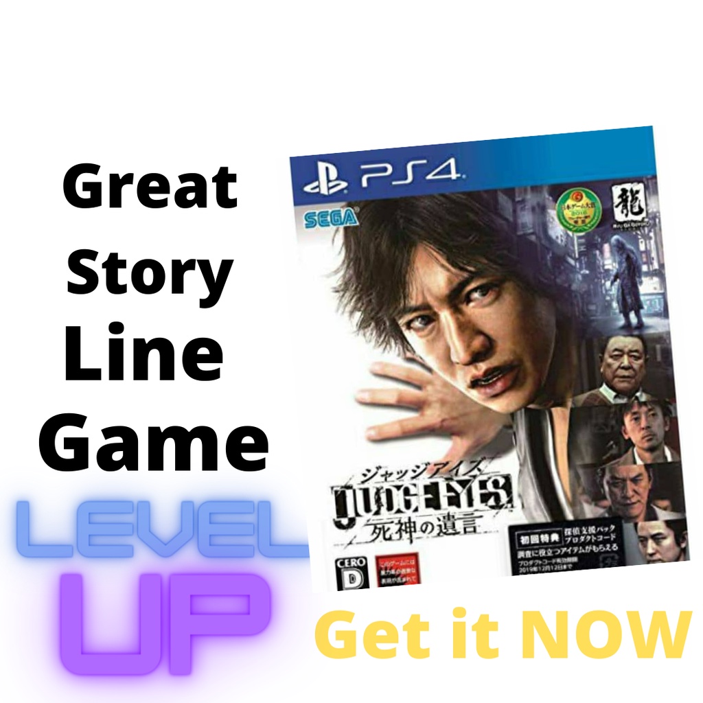 Jeu PS4 Judgment - Judge Eyes (New Price Ver.) Version Japonaise Region Free - Complet - Très Bon État