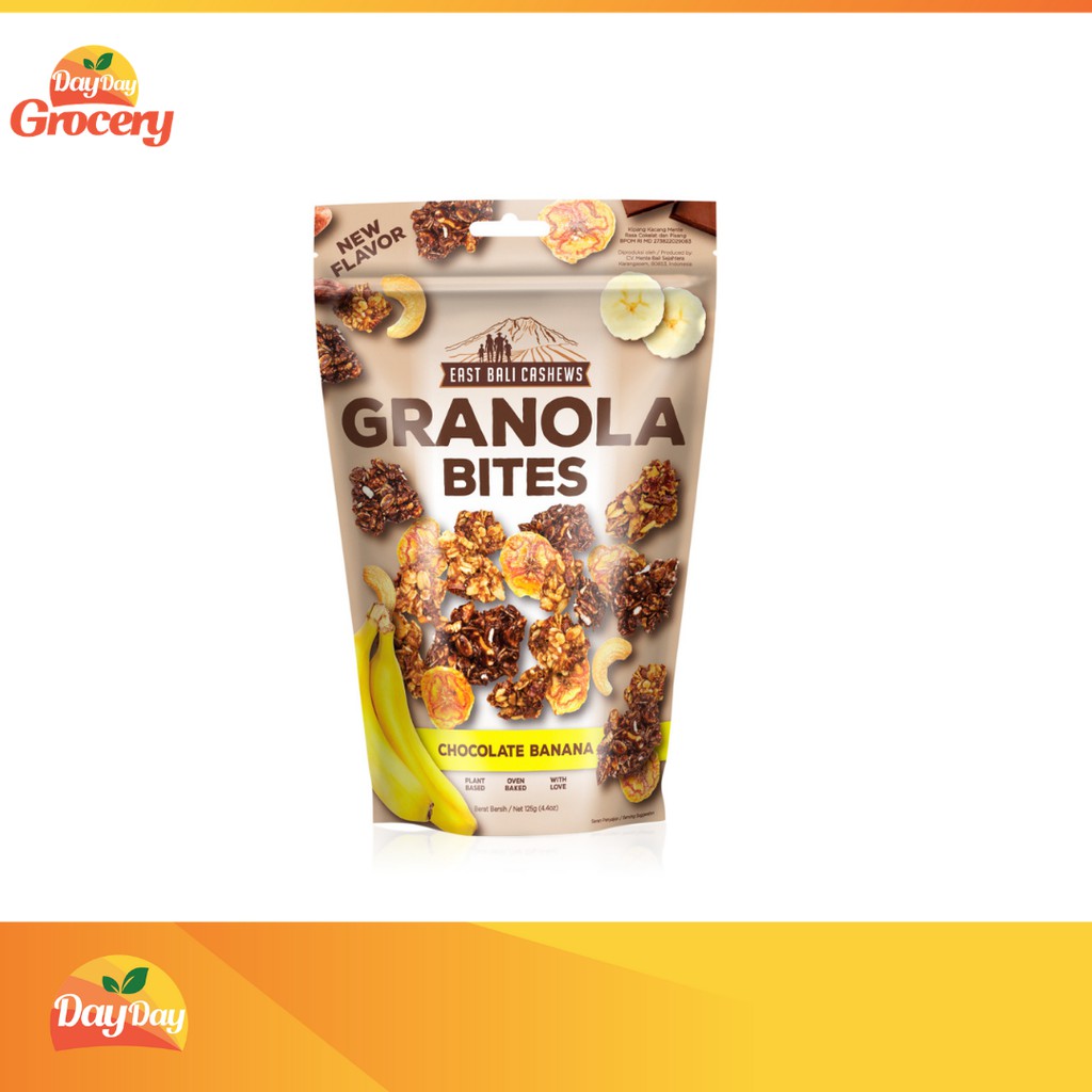 East Bali Cashews Chocolate Banana Granola Bites 125g Shopee Malaysia