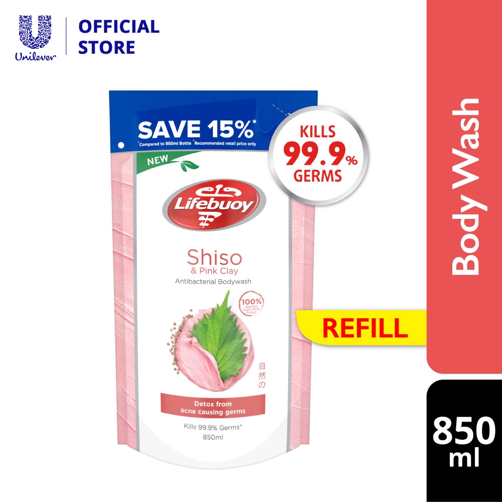 Lifebuoy Body Wash Pink Clay Refill 850ml Shopee Malaysia
