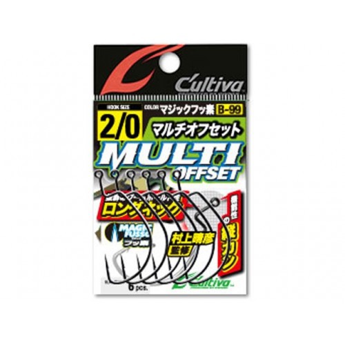 Owner B-99 Worm Hook Multi Offset Size 6/0 (7855