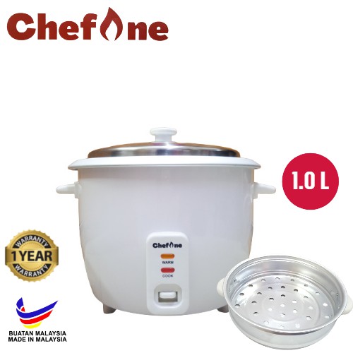 Electric Rice Cooker - Non-Stick Removable Bowl, Keep Warm Function 1.0L to  1.8L