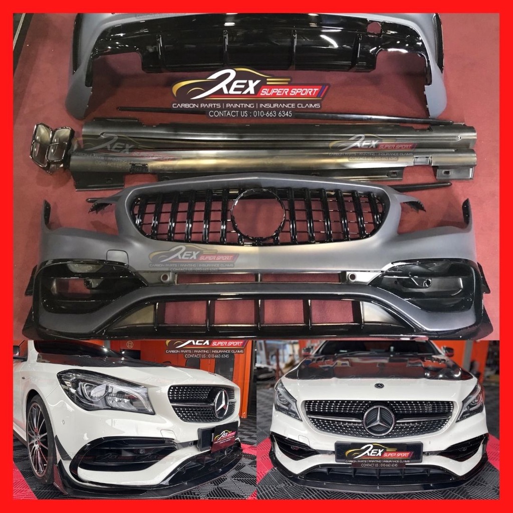 Mercedes Benz CLA W117 180 200 250 45 AMG Bodykit Facelift Set Front