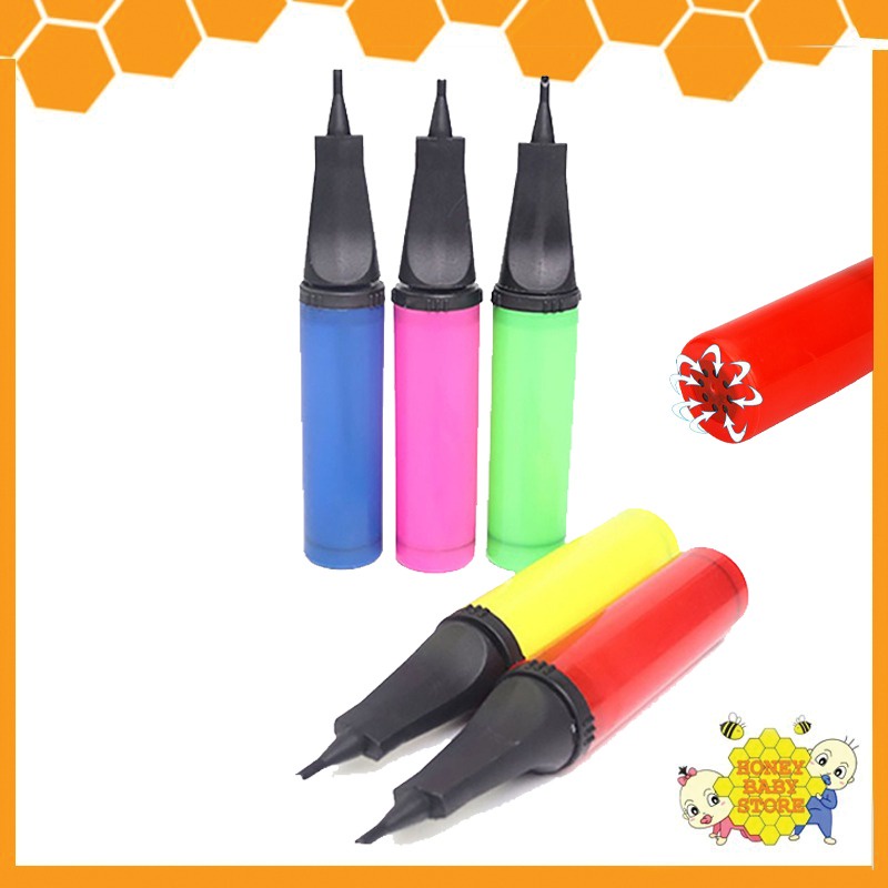 Two-Way Balloon Air Hand Push Inflator Manual Plastic Inflator Balloon ...