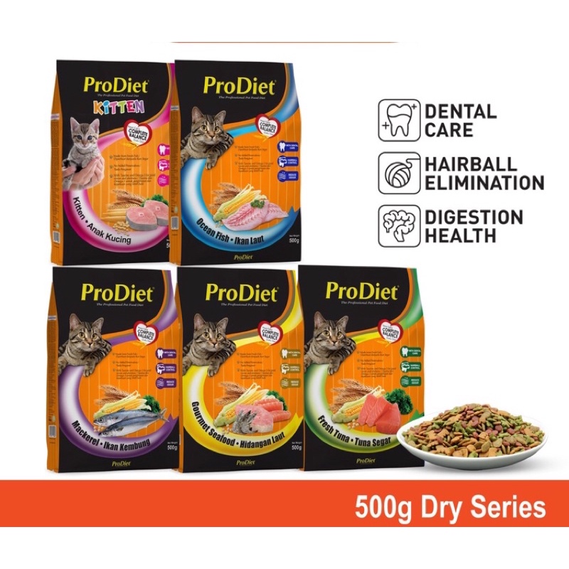 BEST BUY!! ProDiet 500G Dry Cat Food Shopee Malaysia