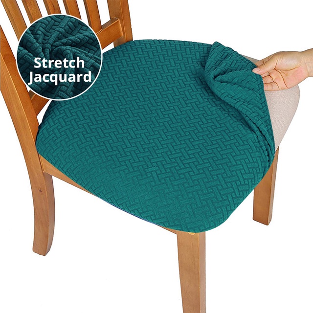 Thick Stretch Chair Cover for Dining Room Chairs Spandex Chair Seat
