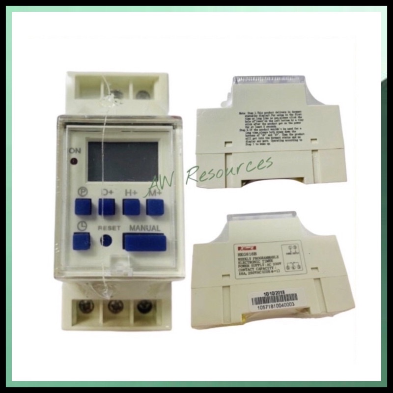Himel HKG816B Time Switch Mutli Function Weekly Programmable Electronic ...