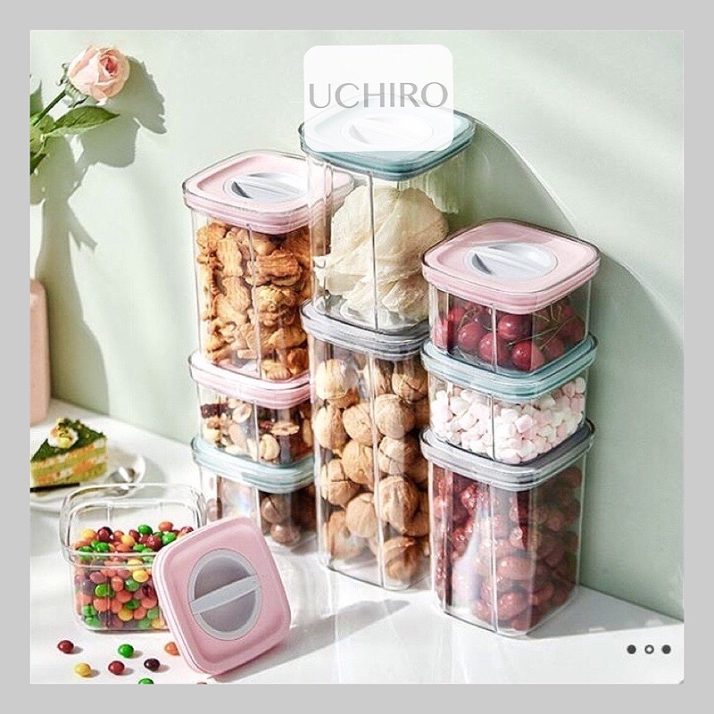 Colourful Twist Lock Airtight Food Storage Container 旋锁式保鲜盒 | Shopee ...