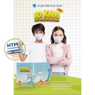Icon Protective 3D KN95 5ply Surgical Face Mask 10's (Kids) - White ...