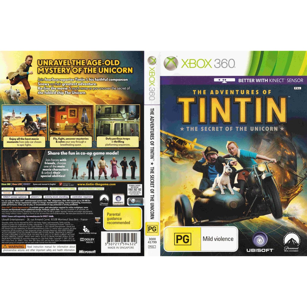 The adventures of tintin xbox clearance 360