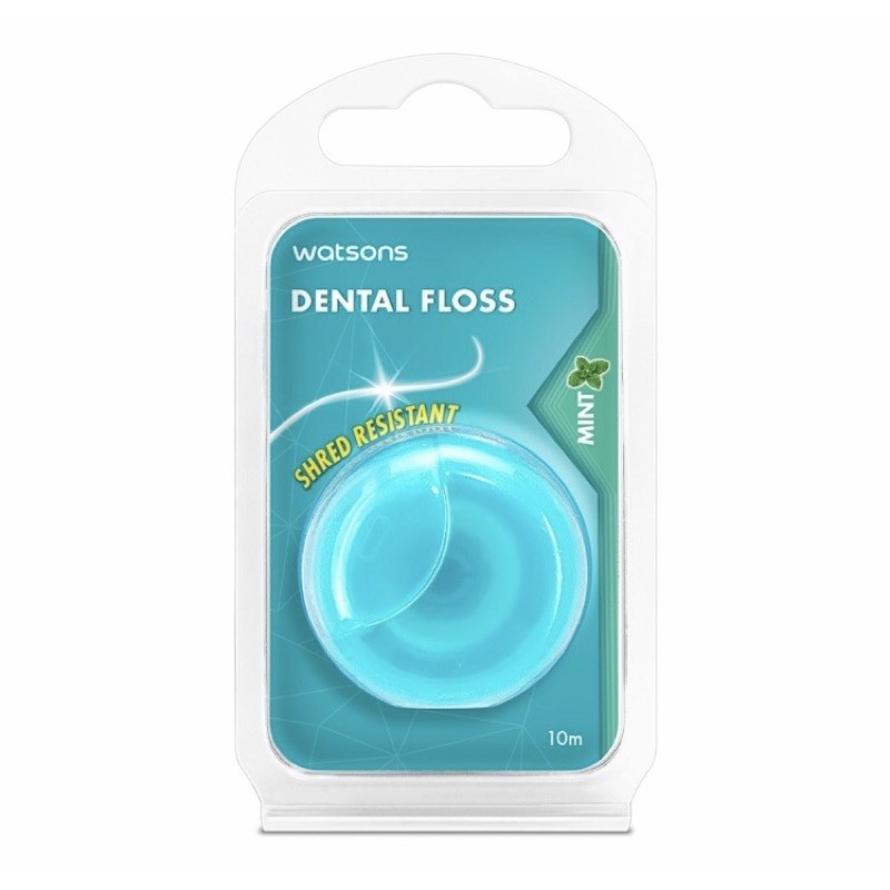 WATSONS Dental Floss Mint 10m Shopee Malaysia