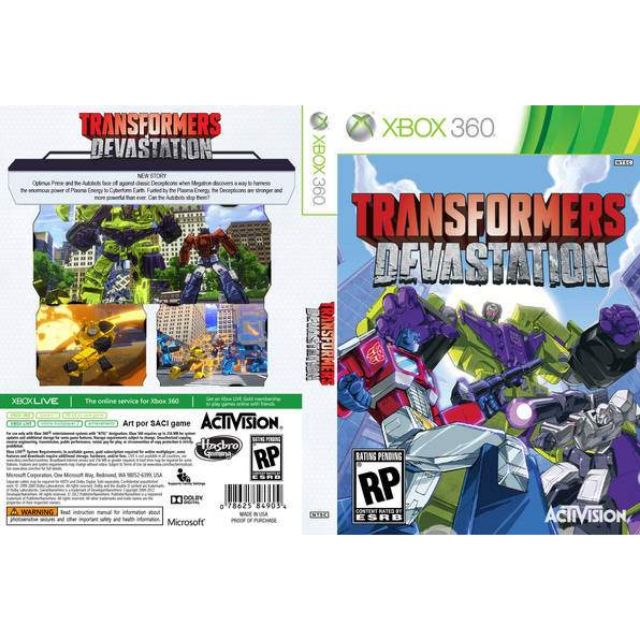 Transformers devastation xbox deals 360