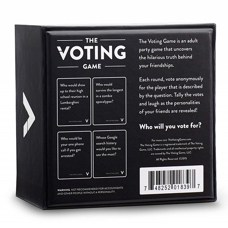 The Voting Game Adult game uncovers the Hilarious truth And Fun Playing ...
