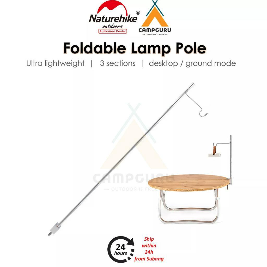 Naturehike Ultralight Outdoor Adjustable Lamp Pole Folding Portable