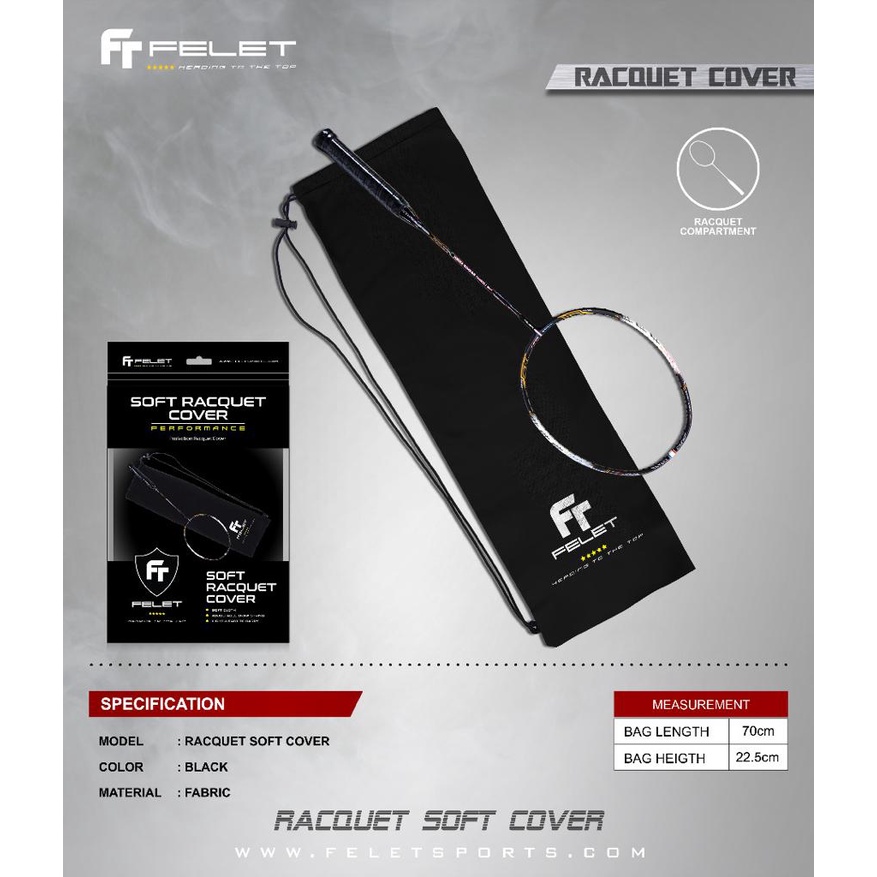 FELET Racket Badminton Soft Cover | Shopee Malaysia