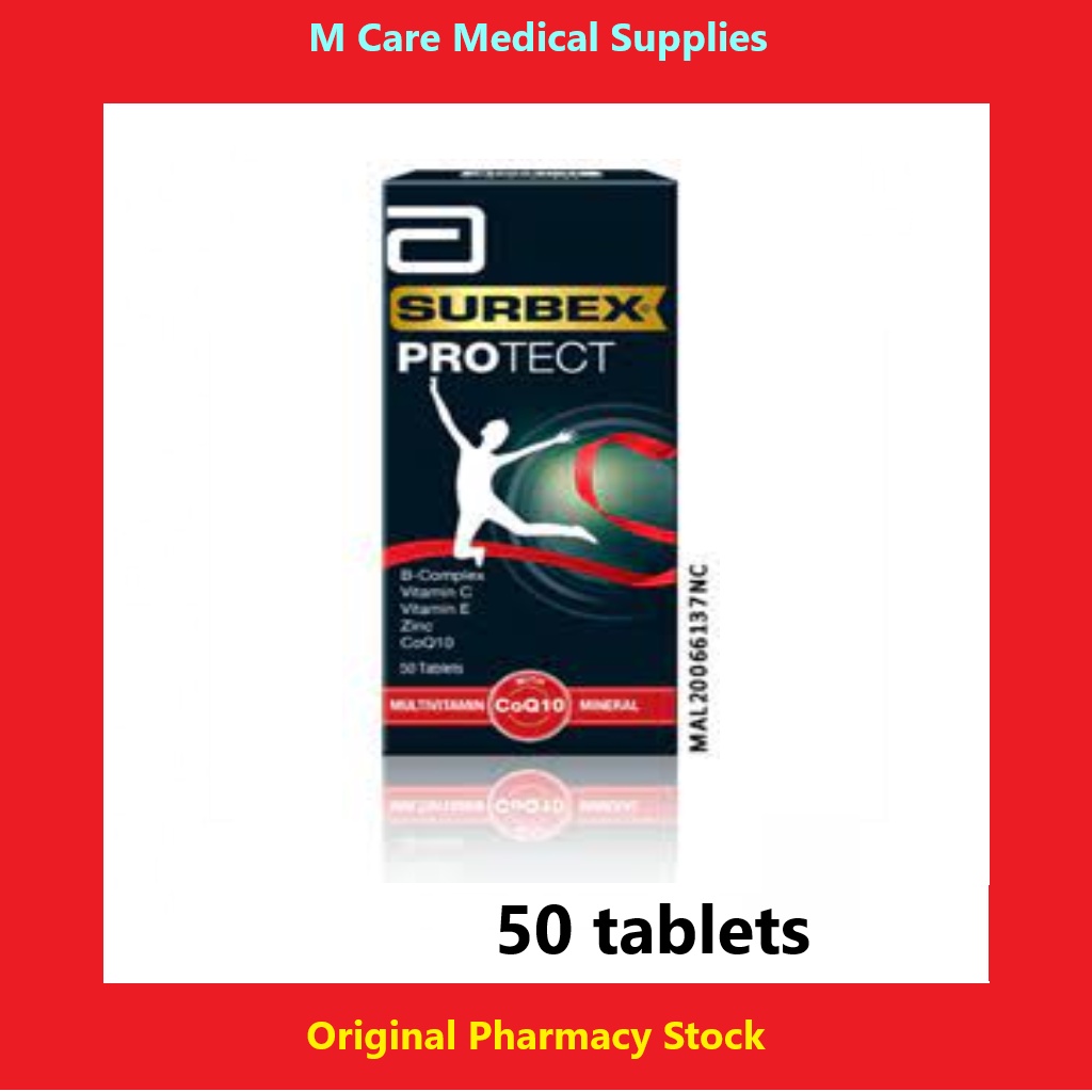 Abbott Surbex Protect 50 tablets / 50s x 2 | Shopee Malaysia