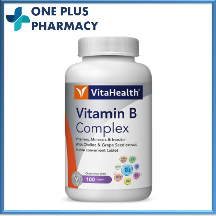 Vitahealth Vitamin B Complex 100's [EXP 12/2025] | Shopee Malaysia