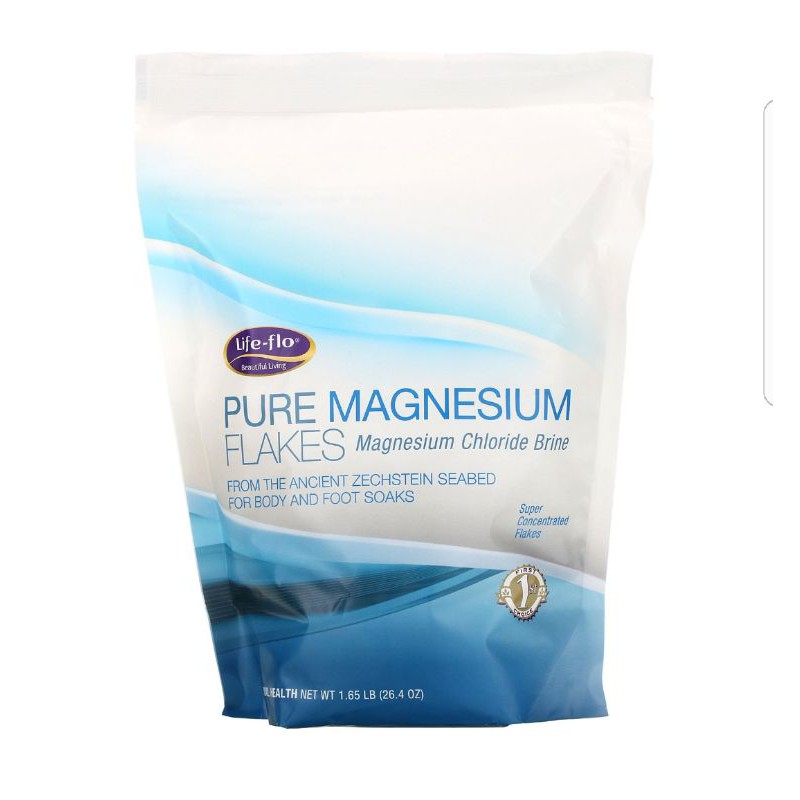 LifeFlo Pure Magnesium Flakes Magnesium Chloride Brine Shopee Malaysia