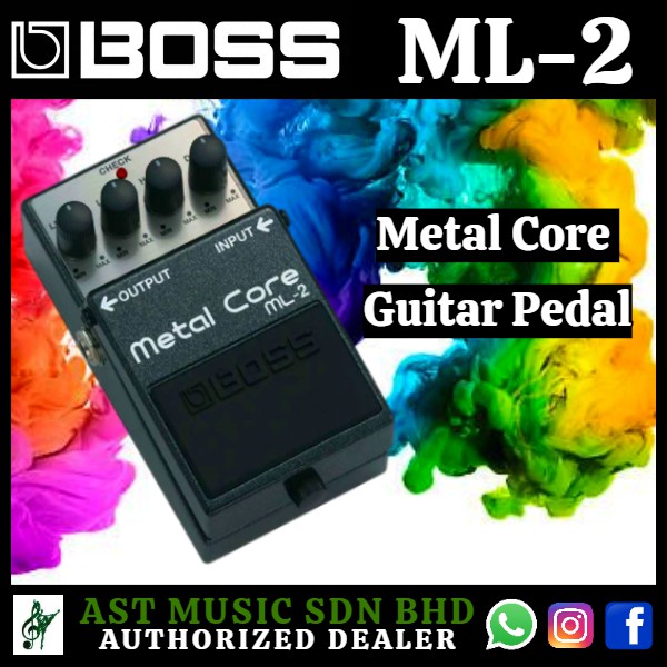 Boss Ml 2 Metal Core Guitar Effects Pedal Ml2 Shopee Malaysia