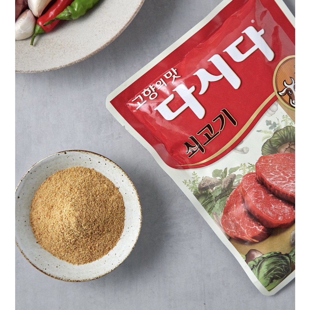 Korean CJ Dasida Beef Soup stock seasoning powder (1 Kg) Shopee Malaysia