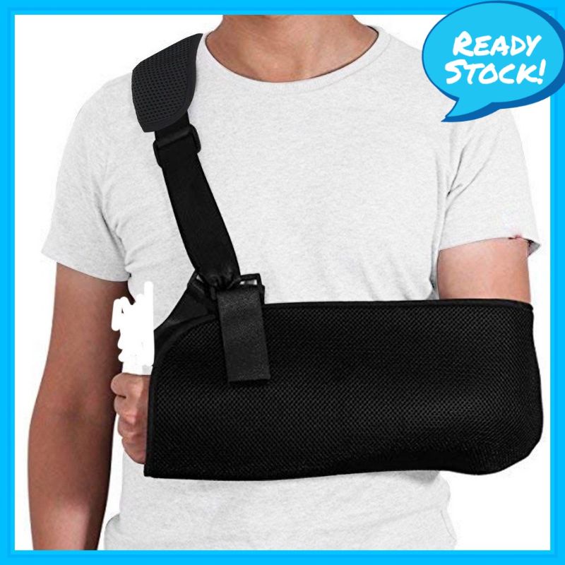 Comfortable Immobilizer Mesh Shoulder Arm Sling Elbow Brace Support ...