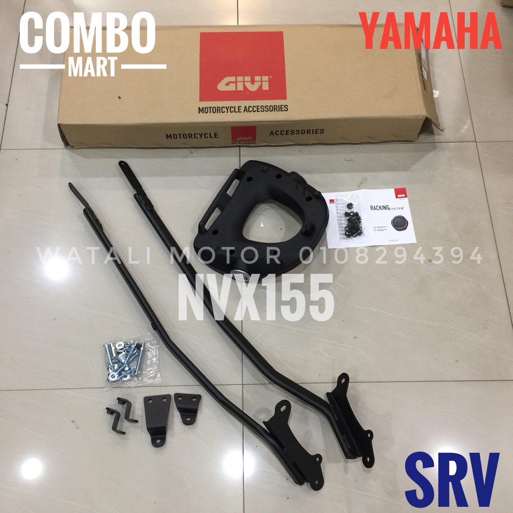 [SRV] YAMAHA NVX155 NVX 155 SPECIAL ADVANCE RACK SRV ORIGINAL GIVI 100% ...