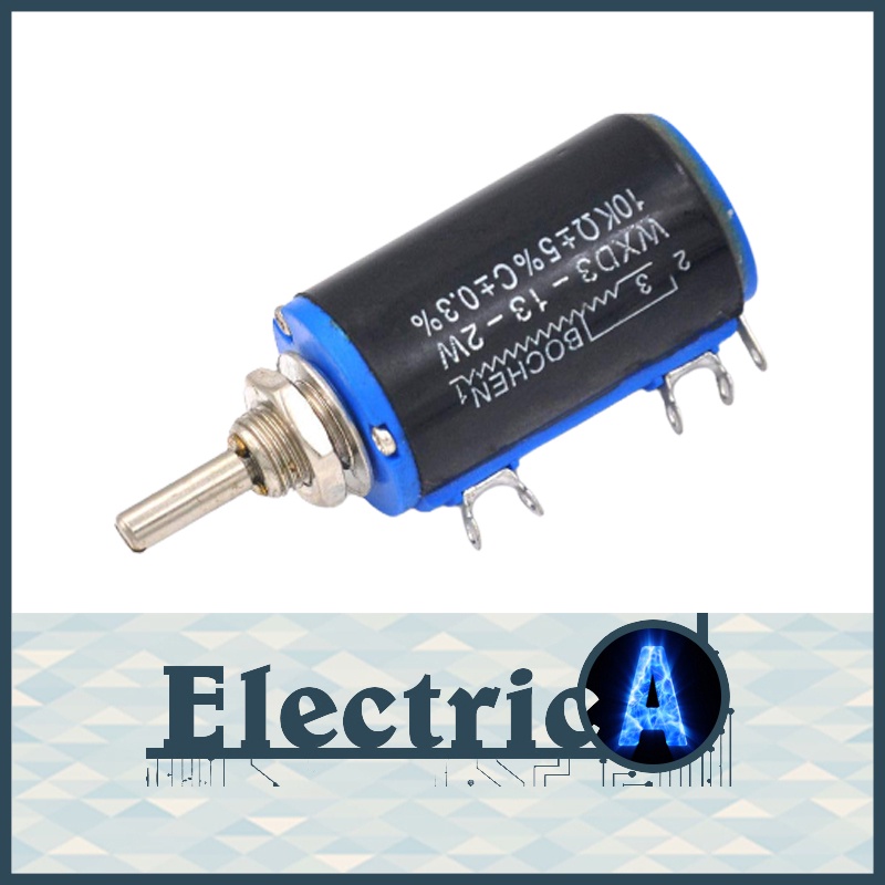 WXD3-13-2W 10K Ohm Precision Multiturn Potentiometer Adjustable Resistor [ElectricA]