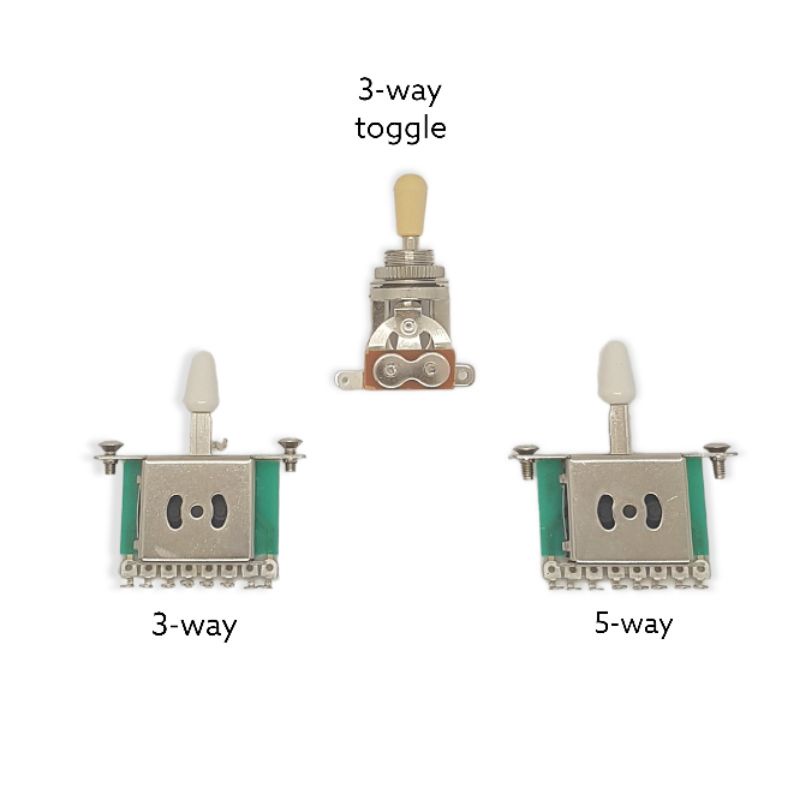 3 Way & 5 Way Toggle Switch Guitar Pickup Selector Switch For Electric