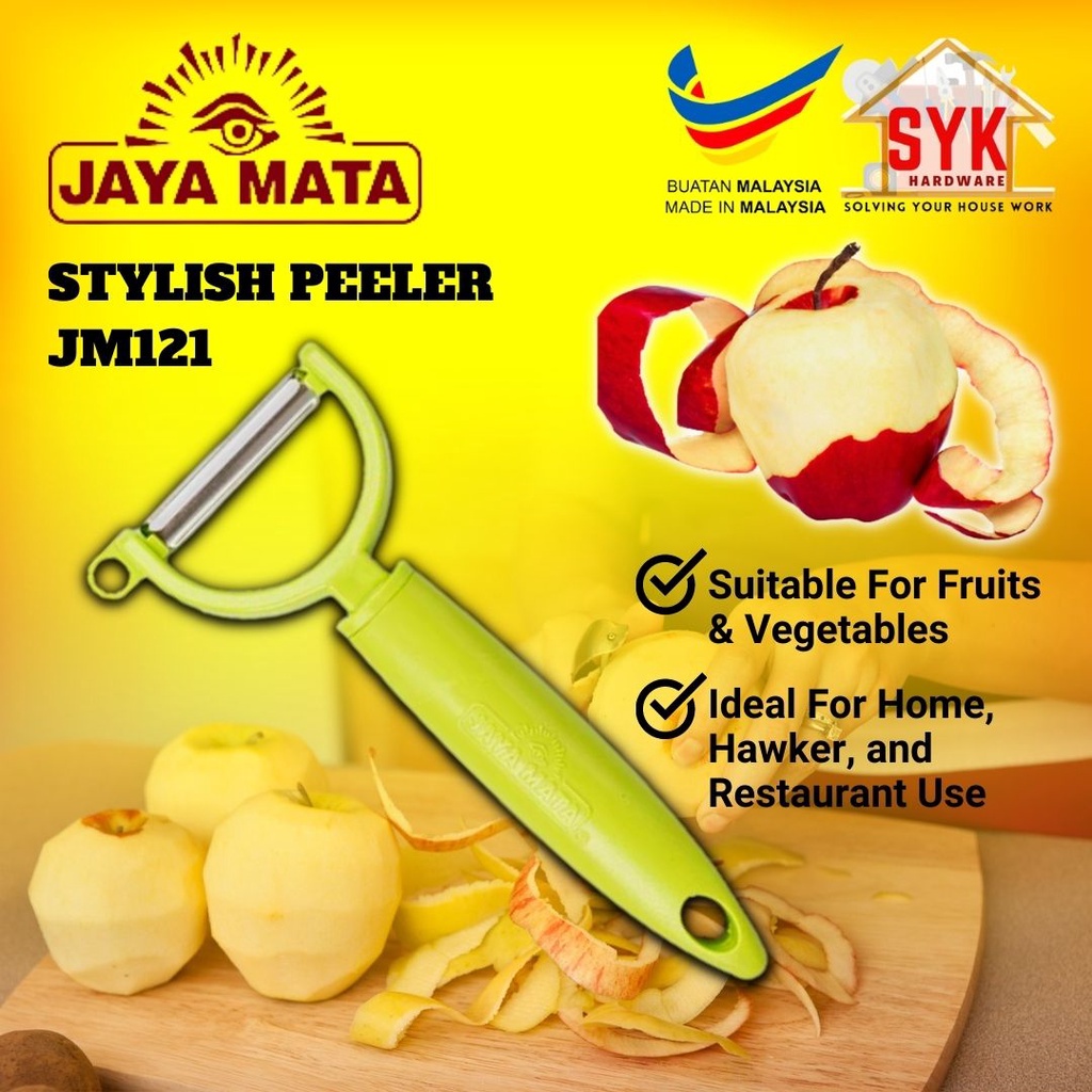 SYK Jaya Mata JM121 Stylish Fruit Vegetable Peeler Stainless Steel ...